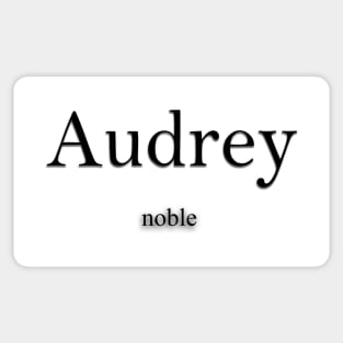 Audrey Name meaning Sticker